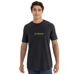 Camiseta Larga de Algodón para Hombre, Cuello Redondo, Manga Corta, Largo Extendido, Informal, para Uso Diario y Comodidad - Product Image 1