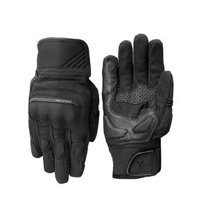 Gants de moto d'hiver personnalisés pour le motocross, la moto tout-terrain et la course, gants de moto en cuir à doigts complets avec poignées - Product Image 1