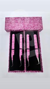 Meilleure pince à cils GETUP BROSONS IMPEX 90 degrés, design cœur rose, en acier inoxydable avec revêtement papier, pour volume de cils, 45 degrés - Product Image 5