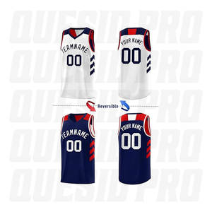 Maillots de basket-ball abordables les plus vendus, vêtements d'équipe personnalisés, dernières tendances en matière de vêtements de sport, maillots de basket-ball réversibles, grossistes - Product Image 2