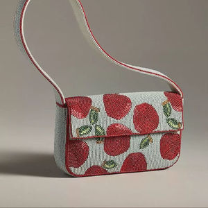 Bolso de Mano Tradicional Indio de Lujo Hecho a Mano con Cuentas de Vidrio y Asa de Baguette, Bolso Tote Premium Artesanal y Duradero, Promocional - Product Image 2