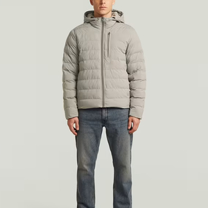 Chaqueta Acolchada Informal de Primera Calidad, Transpirable, con Capucha y Cierre de Cremallera, Chaqueta Acolchada de Invierno para Hombre - Product Image 3