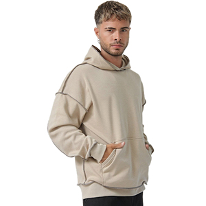 Sweat à capuche oversize Evergreen pour homme - Coupe ample et décontractée, style pull-over avec capuche spacieuse, look minimaliste et polyvalent - Product Image 2