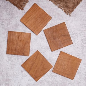 Posavasos de madera de último diseño con soporte para posavasos, calidad superior a un precio aceptable. - Product Image 3