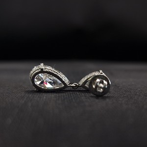 Pendientes de Lujo con Baño de Oro de 14K y Diamantes, Diseños Elegantes para Fiestas y Uso Diario, para Mujeres y Niñas - Product Image 3