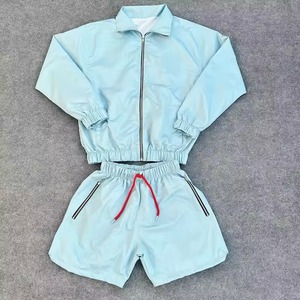 Ensemble de survêtement coupe-vent personnalisé avec logo imprimé, imperméable, pour hommes, idéal pour les activités de plein air - Product Image 3