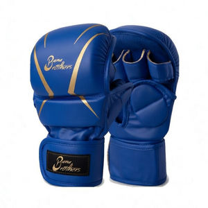 Guantes de MMA Marrón Oscuro Fabricados por Bana & Brothers - Product Image 4