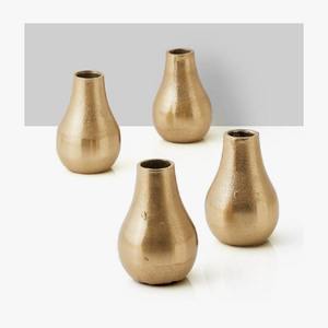 Ensemble de vases de table en laiton de luxe, minimalistes, faits à la main, décoratifs, pour la maison, les mariages, à prix avantageux - Product Image 4
