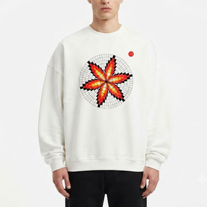 Sweat-shirt épais pour homme, en molleton de coton doux et chaud, col rond, confortable, décontracté, pour l'hiver, pour les voyages quotidiens - Product Image 1