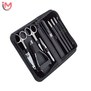 Professional High Quality 7 in 1 Compact Manicure Set Rustproof <b>Nail</b> <b>Scissors</b> Travel Case <b>for</b> Men & Women OEM Services - Product Image 5