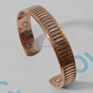 Brazalete de Terapia Magnética de Cobre de Calidad Premium, Imanes Triples de Fuerza Industrial, Conexión Espiritual, Práctica de Yoga, Moderno - Product Image 1