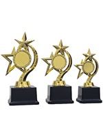 Trophée élégant en plastique avec gravure personnalisée pour la reconnaissance des entreprises, les récompenses de leadership et l'excellence des employés.