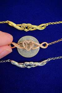 กำไลข้อมือเทนนิสรูปหัวใจอินฟินิตี้ขนาดใหญ่ประดับมอสซาไนต์ ชุบทอง 14K เงินแท้ 925 สำหรับผู้หญิง - ของขวัญและเครื่องประดับสำหรับใส่ทุกวัน - Product Image 3