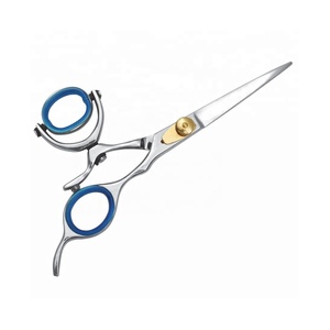 Ciseaux de coiffeur professionnels de haute qualité, lame en acier inoxydable, ciseaux de barbier pour salon, vente en gros, fabriqués au Pakistan - Product Image 1