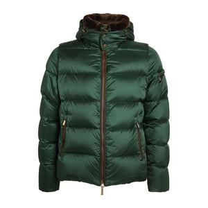 Chaqueta acolchada universitaria de talla grande para hombre al por mayor, diseño de burbujas a prueba de viento, decoración bordada con logotipo personalizado, cuello alto y capucha - Product Image 1