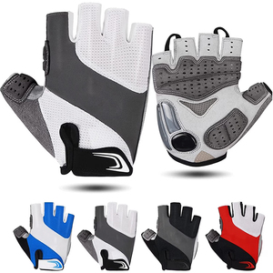 Good Quality Durable PU Leather Half Finger <b>Cycling</b> Gloves With Gel Padding New Designs Racing <b>Cycling</b> Gloves For Sports - Product Image 2