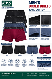 Boxers 100% coton, séchage rapide, pour hommes - Product Image 3