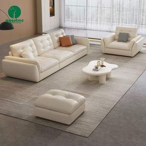 छोटे अपार्टमेंट रहने वाले कमरे के लिए मोनट्री बहु-कार्यात्मक फोल्डेबल सोफा बिस्तर ठोस लकड़ी और कपड़े सेट - Product Image 1