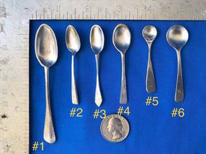 Juego de Cucharas de Metal de Diseño, Borde Liso, Vajilla de Lujo para Comidas Elegantes - Product Image 4
