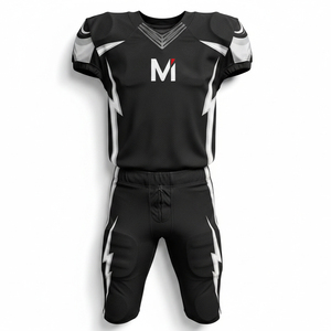 Uniforme de football américain personnalisé, impression par sublimation de qualité professionnelle, vêtements de sport d'équipe, maille respirante, kit de match - Product Image 1
