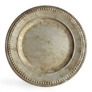 Assiette de service vintage en métal martelé, style campagnard, réutilisable, pour biscuits, prix abordable - Product Image 4