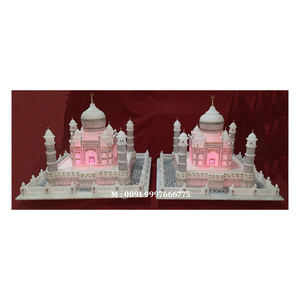Hermoso Modelo de Mármol Blanco Natural de la India, Taj Mahal, con Acabado Fino de la Mejor Calidad, Diseño Único Hecho a Mano, Ideal para el Día de Acción de Gracias - Product Image 6
