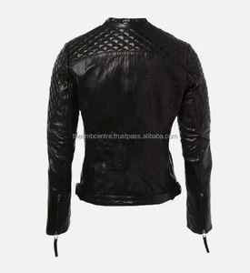 Tienda en línea Sialkot Pakistán Material de cuero de vaca de marca Tipo suave Chaqueta de cuero genuino para adultos de moda - Product Image 3