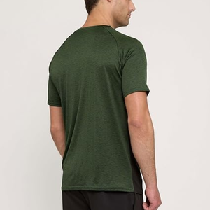 เสื้อยืดคอกลมแขนสั้นผู้ชายแบบแห้งเร็ว สำหรับออกกำลังกาย วิ่ง ฟิตเนส ระบายอากาศได้ดี - Product Image 3