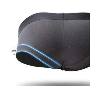 Culotte string sexy en fibre de bambou confortable pour homme avec poche de maintien respirante et logo classique – Sous-vêtements masculins en bambou - Product Image 6