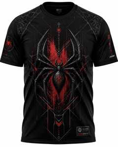 เสื้อยืดกราฟิกที่ได้แรงบันดาลใจจากซูเปอร์ฮีโร่เว็บฮีโร่เสื้อยืดสตรีทแวร์ผ้าฝ้ายพรีเมี่ยม - Product Image 2