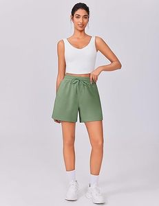 Shorts de sport taille haute sans couture pour femme, effet push-up, style cycliste, leggings de yoga froncés pour femme - Product Image 2