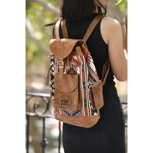 LW Vintage Style Fashionable Custom High Quality Leather Women <b>Backpack</b> With Low MOQ Genuine Product - Product Image 3