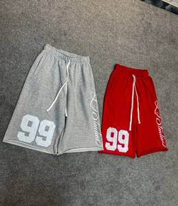 Pantalones Cortos de Verano para Hombre, de Algodón, con Cordón, Tejidos, Sólidos, de Secado Rápido, Casuales, Deportivos, Transpirables, para Correr, Estilo Urbano - Product Image 1
