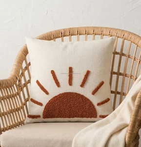 Funda de Cojín con Diseño de Cactus, Patrón de Planta del Desierto, Tamaño Personalizado, Funda de Almohada Lavable con Diseño Tufted, Decoración Boho para Sofá Cama - Product Image 3