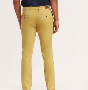 Pantalones chinos de verano para hombre, transpirables, de corte ajustado, con bolsillos laterales, servicio OEM, color y talla a la moda, pantalones chinos rectos para hombre - Product Image 2