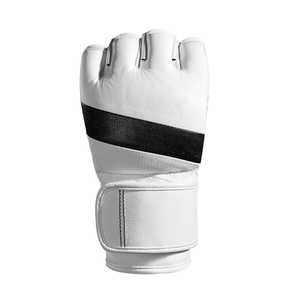 Gants de MMA en cuir personnalisés avec logo professionnel, fermeture auto-agrippante et support pour le poignet, pour l'entraînement des adultes - Product Image 6
