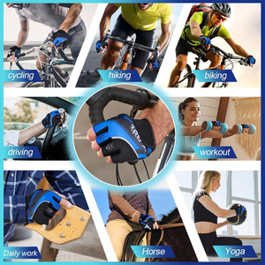 Guantes de Ciclismo de Alta Calidad Antideslizantes con Almohadillas de Gel de Medio Dedo para Ciclismo al Aire Libre, Gimnasio, Entrenamiento Deportivo, para Ciclismo de Carretera - Product Image 4