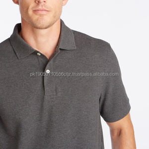 Camisetas de Jersey de Poliéster Sólido de Corte Regular para Hombre al por Mayor, Opciones de Manga Corta Personalizadas OEM para Golf - Product Image 5