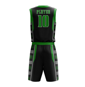 Nouvel ensemble maillot et short de basketball personnalisé OEM, uniforme sportif par sublimation, séchage rapide, respirant, tenue d'équipe, uniforme de basketball - Product Image 2