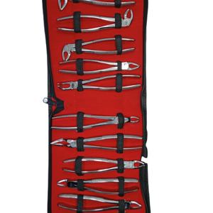 10 Pc Set Steel Dental Extracting Forceps Heavy Duty Premium German Manual CE Approved Class I Ergonomic By <b>Blush</b> Surgical - Product Image 1