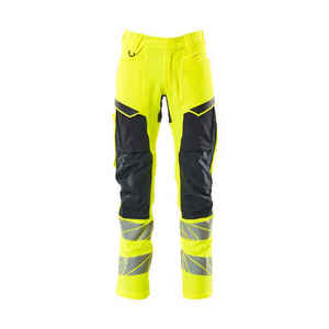 กางเกงนิรภัยสะท้อนแสงระดับ 2 กันน้ำ พร้อมไฟ LED สำหรับงานก่อสร้าง มีกระเป๋า  รับสกรีนโลโก้สำหรับผู้ชาย - Product Image 5