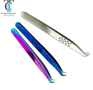 Pinzas Profesionales Curvas y Rectas para Aislamiento y Extensión de Pestañas - Product Image 1