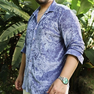 เสื้อเชิ้ตกำมะหยี่ผู้ชาย แขนยาว สวมใส่สบาย ดีไซน์หรูหราทันสมัย เหมาะสำหรับใส่ลำลอง มีจำหน่ายจำนวนมาก - Product Image 5