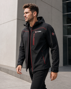<b>Fly</b> Humble Sportswear <b>Men's</b> Hooded Windproof Breathable <b>Jacket</b> Solid Color Zipper Closure Winter Wear Cheap Price Wholesale Rate - Product Image 5