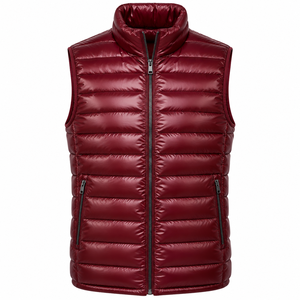 Men Casual <b>Hooded</b> Sleeveless Winter <b>Body</b> <b>Warmer</b> Vest Softshell Breathable Zipper Closure Custom Print 2026 - Product Image 5