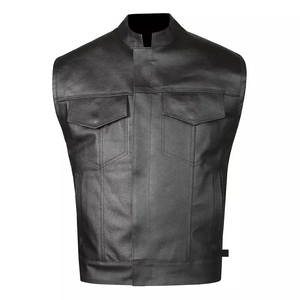 Chaleco de Cuero Casual para Hombre de Alta Calidad, Diseñado a Medida para la Temporada de Invierno, Precio Bajo y Disponible al por Mayor - Product Image 5