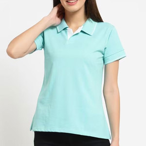 Polos de Mujer, Cómodos, Tela Suave al Tacto, Manga Corta, Corte Ajustado, Casuales, Deportivos, para Entrenamiento, Running, Ligeros - Product Image 1