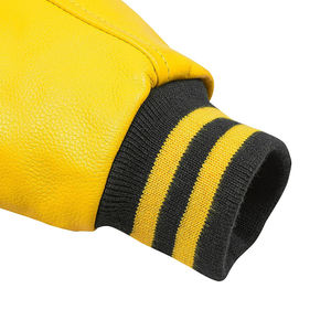 Chaquetas Personalizadas con Logotipo para Exteriores, Fabricante de Ropa, Botones Forrados de Alta Calidad, Chaqueta Varsity Transpirable para Hombre - Product Image 5