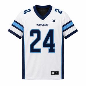 Maillot de football américain réversible X pour homme, col en V, sublimé, respirant, en mesh, taille XL, équipe Predator Warriors - Product Image 2