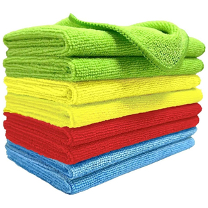 Chiffons de nettoyage en microfibre personnalisés, lavables, réutilisables, serviettes de nettoyage, chiffons de cuisine, serviettes de voiture en microfibre - Product Image 6